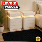 Gaveteiro Inteligente LED Multifuncional com Carregador