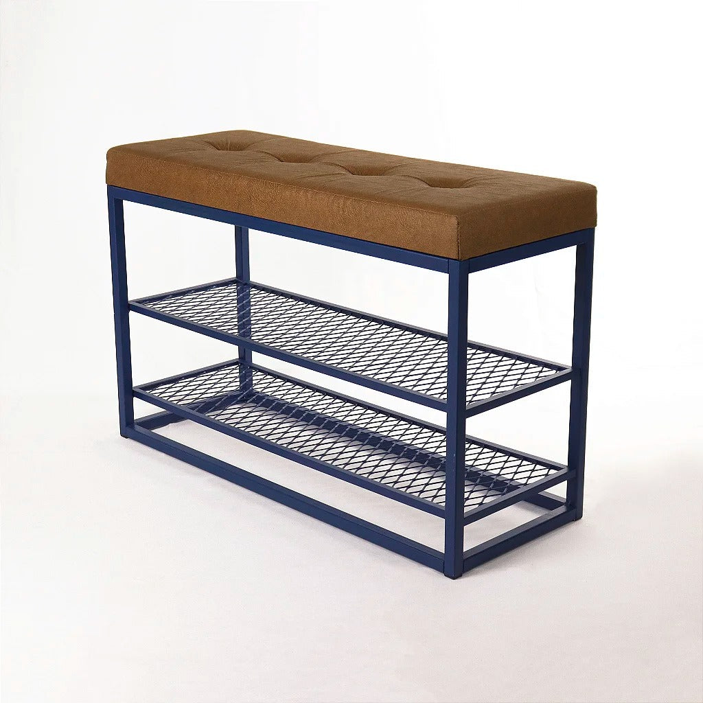 Sapateira Banco Sion Duo - Estofado Marrom